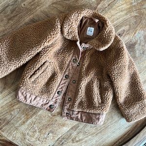 BABY GAP FAUX SHERPA JACKET